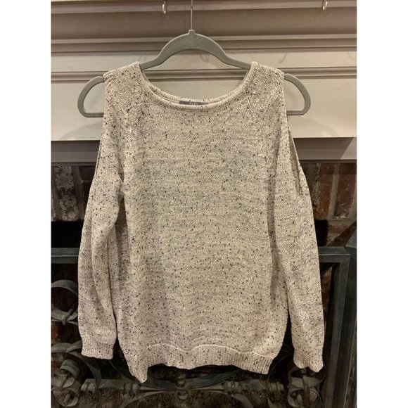 TART cold shoulder sweater, size women’s small, grey (bin BB) - Picture 1 of 4